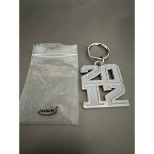Jostens Class of 2012 Silver Tone Graduation Keychain Commemorative Memento
